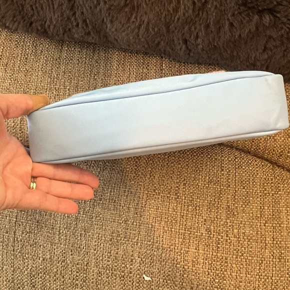 NWT Stoney clover lane periwinkle small pouch with 3 patches sewn on by SCL - Picture 7 of 7